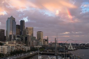 Seattle Downtown After Rain